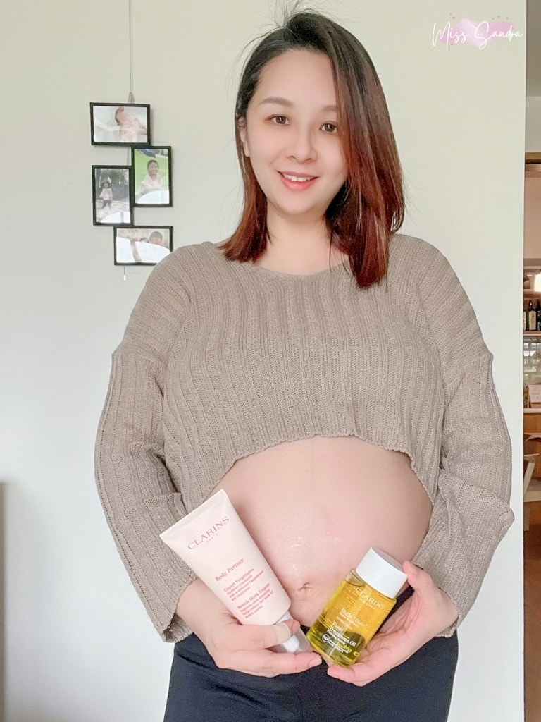 孕媽咪必備|妊娠霜推薦・克蘭詩全新一代宛若新生撫紋霜+身體調和護理油・光滑肚皮沒有妊娠紋的秘密武器 - 第2張圖